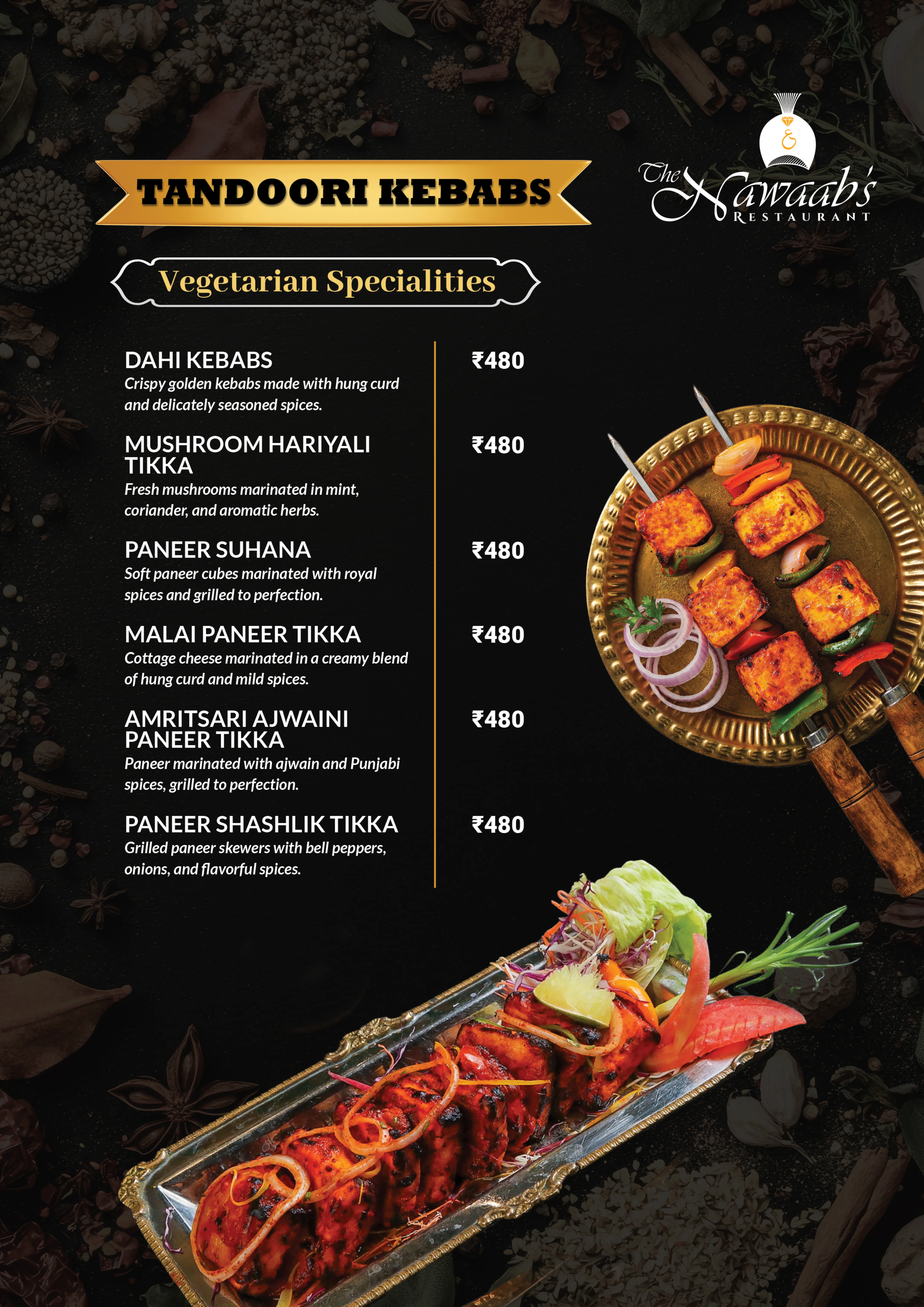 Menu page 9