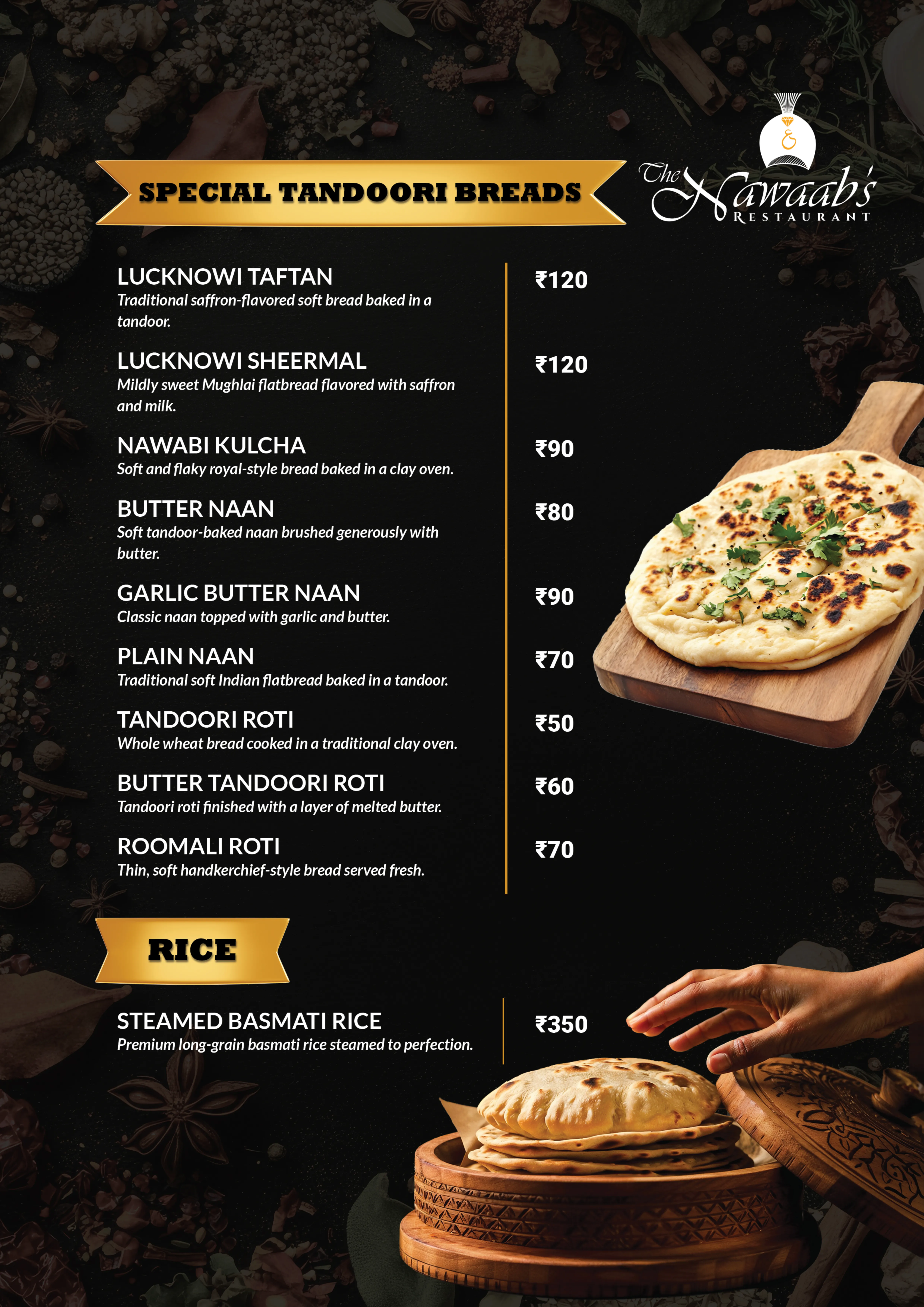 Menu page 19